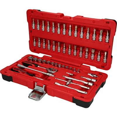 Afbeelding van KS Tools, Dopsleutel + dopmoer, 1/4&quot; doppenset, 50 delen, Flanktractie