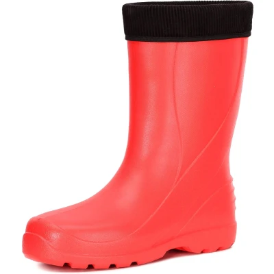 Afbeelding van Ladeheid Dames EVA Rubberen Regenlaarzen Rubberlaarzen LADW002 (Zwart, 41 EU)