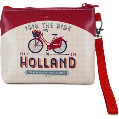 Afbeelding van Portemonnee &amp; Tasje Holland, Join the ride Souvenir Fiets Rood Een Stuk