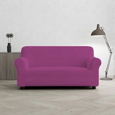 Afbeelding van Italian Bed Linen Bankovertrek &quot;Più Bello&quot;, fuchsia, 2 plaatsen