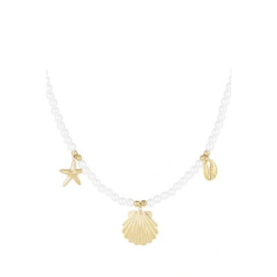 Afbeelding van parelketting met zeebedels