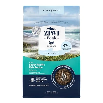 Afbeelding van Ziwi Peak Steam &amp; Dried kattenvoeding Vis 800 gr.