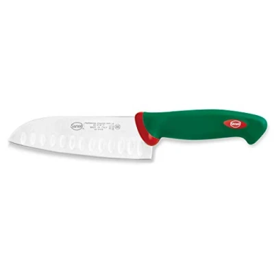 Afbeelding van Coltello santoku lama olivata in acciaio inox cm 16 made i