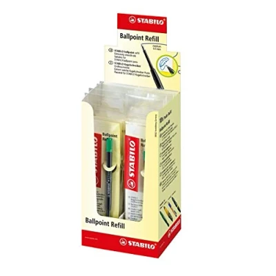 Afbeelding van Stabilo 2/036 02 Refill balpen, groen, 10 stuks