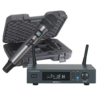 Afbeelding van Audiophony PACK UHF410 Hand F5 Set met UHF ontvanger, handmicrofoon en transportkoffer 500MHz