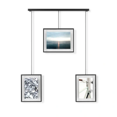 Afbeelding van Umbra Collagelijst Exhibit Set Van 3 Voor 10x15 En 13x18 Cm Zwart 68x48cm