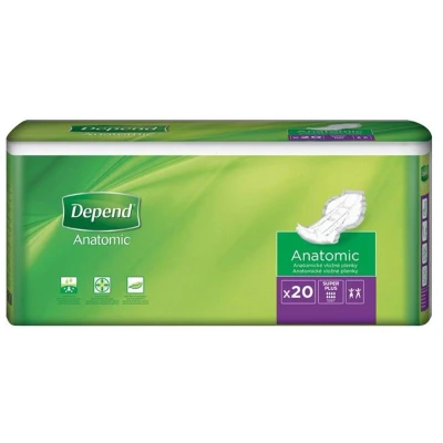 Afbeelding van Depend Anatomic Super Plus 20 stuks