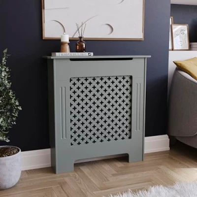 Afbeelding van Vida Designs Commodes en dressoirs, vezelplaat met gemiddelde dichtheid, grijs, klein