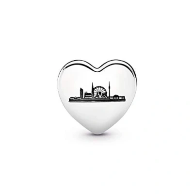 Afbeelding van Pandora 298503C01 Oorbellen Square Sparkle zilver