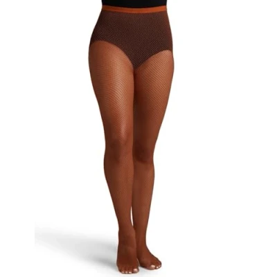 Afbeelding van Capezio Professioneel slipje met visnet voor dames, naadloos, toffee, XL