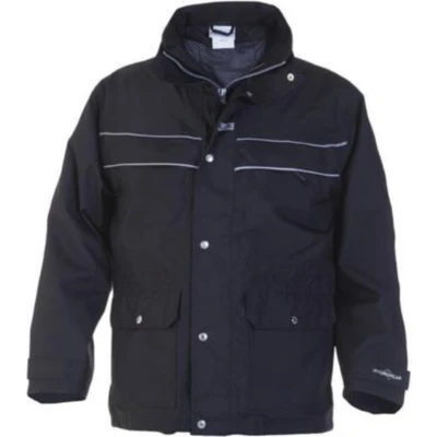 Afbeelding van Hydrowear 04026025P Kiel Klassieke afneembare parka van Toptex zwart maat XXL