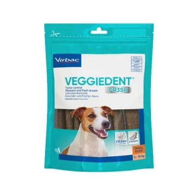 Afbeelding van VeggieDent FR3SH Kauwstrips 5 kg tot 10 15 stuks