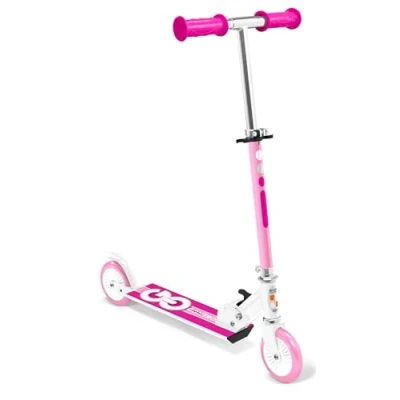 Afbeelding van Inklapbare Tweewieler Step ROZE SKIDS CONTROL