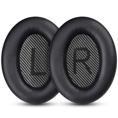 Afbeelding van Oorkussen voor Bose QuietComfort 35 ii, premium reservekussen (QC35) hoofdtelefoon, vervangende oorkussen, compatibel met II QC35 over ear