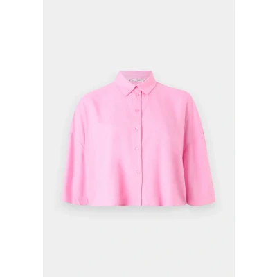 Afbeelding van ONLY Onlastrid LIFE CROP Shirt Overhemdblouse, Dames, Maat: Medium, Begonia pink