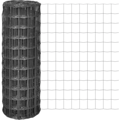 Afbeelding van VidaXL Hek 25x1 m staal grijs