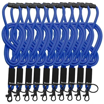 Afbeelding van Tarifold es 200541 schouderband voor identiteitskaart, sleutels, extra zacht, blauw, 10 stuks
