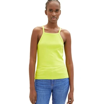 Afbeelding van TOM Tailor Denim TANK Top, Dames, Maat: XS, Neon lime