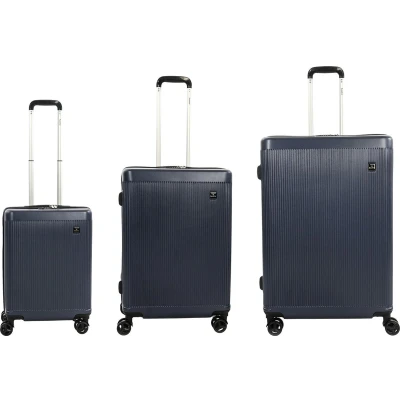 Afbeelding van Saxoline Kofferset 3 Delig Reiskoffer Set Harde Trolleyset Algarve Blauw