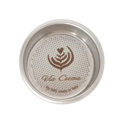 Afbeelding van VIA CREMA filtermand compatibel met 54 mm Breville Sage Espressomachines Express, Bambino, Bambino Plus, Barista Pro Made in ITALY door IMS (26MM 2 CUPS)