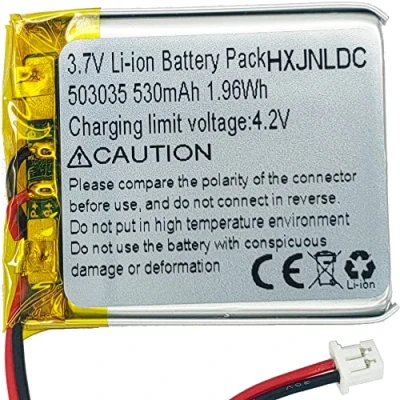 Afbeelding van DC 3.7V 530mAh 503035 Oplaadbare Lithium Polymer Vervanging Batterij voor DIY 3.7 5V Elektronisch Product, Mobiele Energieopslag Voeding, Deurbel, LED Licht