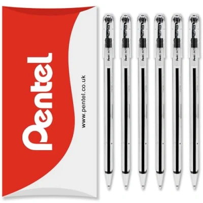 Afbeelding van Pentel BK77 Superb Kogel 0,7 mm zwart 6 stuks