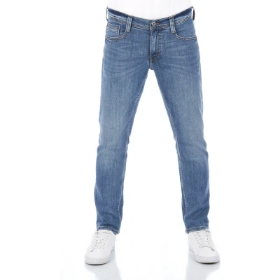 Afbeelding van Mustang Oregon Jeans Tapered Fit, Heren, Maat: 33x36, Light blue denim