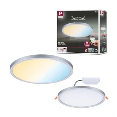 Afbeelding van Paulmann 93046 AREO VariFit TuneW Zigbee LED inbouwpaneel 16 W Chroom (mat)