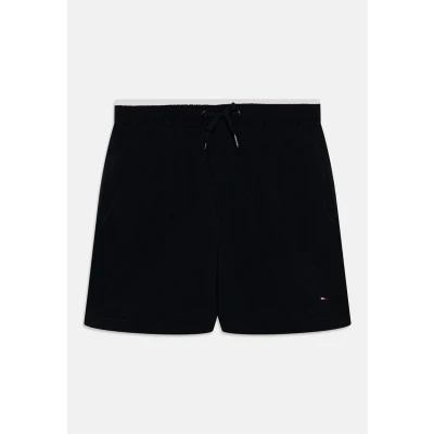 Afbeelding van Tommy Hilfiger Medium Drawstring Zwemshorts voor kinderen, Maat: 128 140, Desert sky