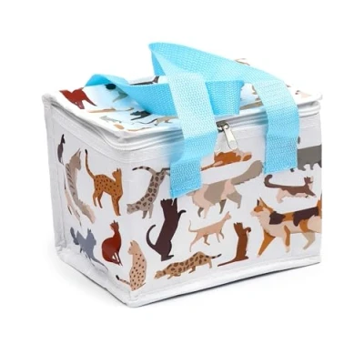 Afbeelding van Feline Fine Cat geïsoleerde lunchtas van gerecycled kunststof