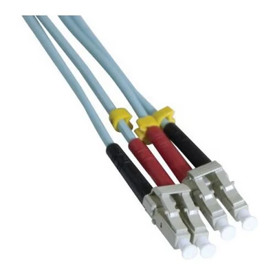 Afbeelding van Draadbrug optisch Duplex 2 mm OM3 LC UPC/LC UPC aqua 10 m