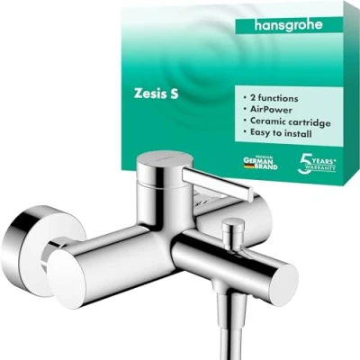 Afbeelding van hansgrohe Zesis S ééngreeps opbouw badmengkraan, 2 verbruikers, 175mm projectie, 74420000