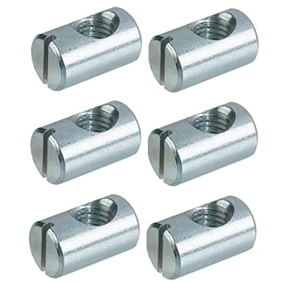 Afbeelding van cyclingcolors 6 x kruismoerbouten M6 lengte 20 mm 12 staal meubelkruispluggen cilindermoeren