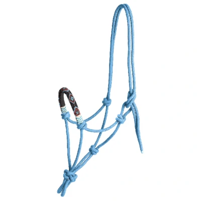 Afbeelding van Waldhausen Touwhalster Pearls Azure Blue Full