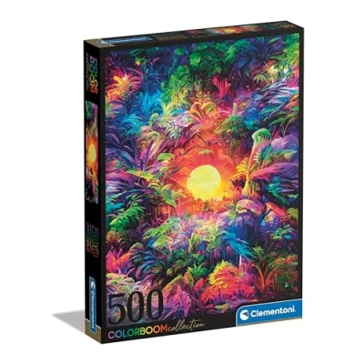 Afbeelding van Clementoni Legpuzzel Psyschedelic Sunrise Colorboom, 500st.