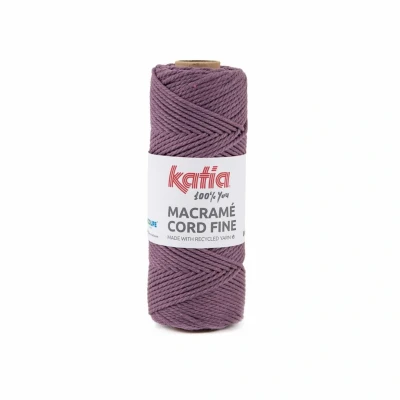 Afbeelding van Katia Macramé Cord Fine mauve 212