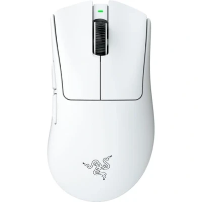 Afbeelding van Razer DeathAdder V4 Pro Ultralichtgewicht draadloze Ergonomische Esports Muis 57g 2,4 Ghz Hyperspeed Focus 45K Sensor 8K Hz Polling Optische Schakelaars Gen 4 PC/Mac Wit
