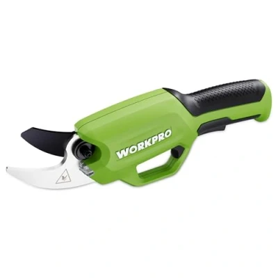 Afbeelding van WORKPRO 7,2 V accu snoeischaar, professionele elektrische takkenschaar met 19 mm snijdiameter en 2 Ah voor tuin, takken fruitbomen