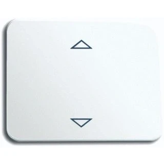 Afbeelding van Abb busch jaeger alpha enkele wip kunststof symbool pijlen jaloezie ip20 ral9016 2cka006430a0323