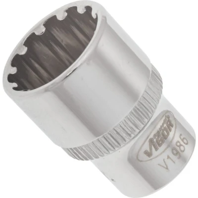 Afbeelding van VIGOR V1986 Dop (zeskant) Dopsleutelinzetstuk 13 mm 1/4 (6.3 mm)
