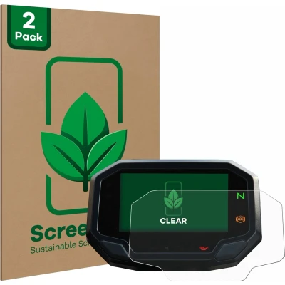 Afbeelding van ScreenLeaf Screenprotector voor Kawasaki Z900 2020 2021 Duurzame schermbescherming Folie Beschermfolie transparant (2 Stuks)