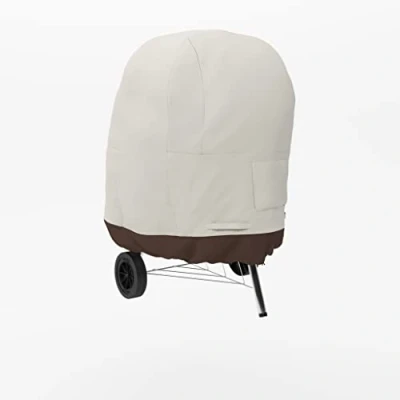 Afbeelding van Amazon Basics Afdekking voor kogelgrill, wit