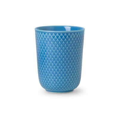 Afbeelding van Lyngby Porcelain Rhombe Color beker 33cl blauw