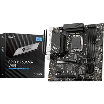 Afbeelding van Moederbord Intel MSI PRO B760M A WIFI
