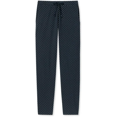 Afbeelding van Schiesser MIX Relax LANG Pyjamabroek, Dames, Maat: 34, Dunkelblau gem.