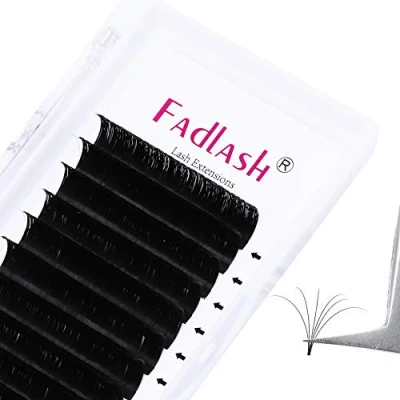 Afbeelding van Volume Wimperverlenging 0.07 c Curl 15mm*12 2D 3D 5D 10D 20D Wimperverlengingen Mat Easy Fan Lashes (0.07 15)
