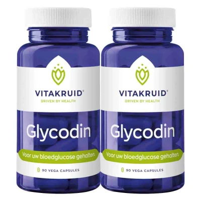 Afbeelding van 2x Vitakruid Glycodin 90 vegacapsules