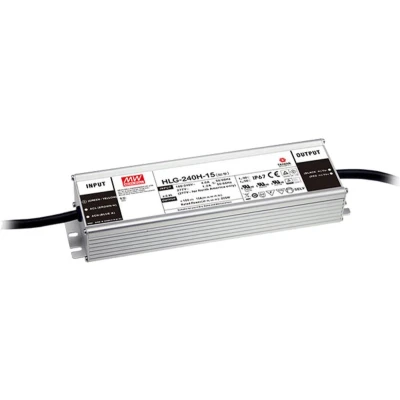 Afbeelding van Mean Well HLG 240H 12 LED driver, transformator Constante spanning, stroomsterkte 192 W 16 A V/DC PFC schakeling, Overbelastingsbescherming 1