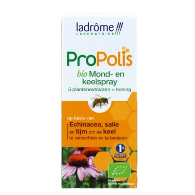 Afbeelding van Mond en keelspray Propolis+ bio 30 ml