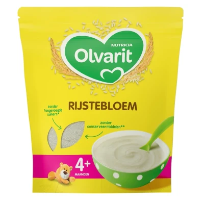 Afbeelding van 2x Olvarit Rijstebloem 4+ Maanden 200 gr
